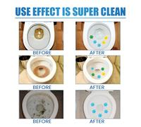 Detergente per WC con design floreale, adatto per pulire i WC, deodorare, rimuovere odori, macchie di urina e calcare. Ottimo regalo per famiglia e amici, come decorazione natalizia, regalo di Natale