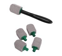 Detergente per WC in pietra pomice resistente, manico lungo, design antiscivolo, potente azione abrasiva per macchie, nero