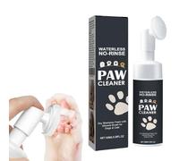 Detergente Per Zampe Per Cani Gatti,Shampoo A Secco Per Zampe,Pulitore Zampes Gatto per Animali Domestici,Spazzola Per Pulizia Dei Piedi,Schiuma Pulitore per Zampes Cane e Gatto,100ml