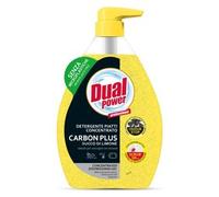2 X Dual Power Piatti Concentrato Carbon Plus Succo Di Limone 600 Ml
