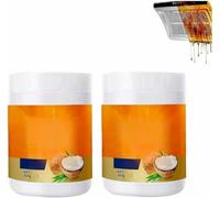 Detergente Potente Multiuso, Sgrassatore Per Cucina, Pasta Detergente All'Olio Di Cocco, Sgrassatore Per Cucina Ad Alta Resistenza, Per Rubinetti, Piastrelle, Cucina, Forno,2pcs