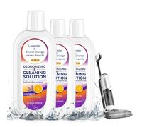 Detergente profumato all'arancia dolce e lavanda da 500 ml Detergente multiuso con formula a basso residuo Compatibile con Tineco iFLOOR e FLOOR ONE S3/S5/S6/S7 Pro Breeze(3pcs*500ml)