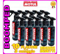 DETERGENTE PULITORE MOTUL 10x400ml ELIMINA INSETTI SPRAY PARABREZZA AUTO 10MO12