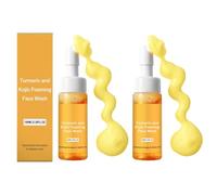 Detergente schiumogeno alla curcuma e acido cogico, 100 ml/3,38 fl oz - Appositamente formulato per pelli con melasma, deterge delicatamente e illumina, lasciando la pelle fresca e non unta.