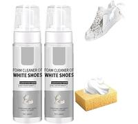Detergente schiumogeno per scarpe Unbloo, detergente schiumogeno per scarpe Unbloo senza acqua con spazzola, adatto a tutti i tessuti