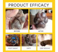 Detergente schiumoso per animali domestici, 4 in 1, pulisce, deodorizza e profuma. Prodotto per la cura degli animali domestici, idrata e nutre le zampe di gatti e cani. Adatto per gatti e cani. Ottim
