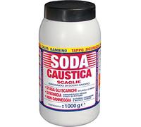 Detergente soda caustica a scaglie SODA 1 kg idrossido di sodio 12 PEZZI