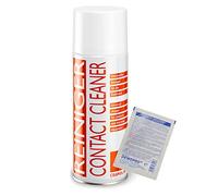 Detergente spray da 400 ml - Detergente universale per contatto - ITW Cramolin - 1021611 - elevata tollerabilità dei materiali, incl. 1 pezzetto DEWEPRO® SingleScrubs