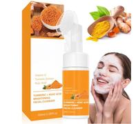 Detergente Viso alla Curcuma con Spazzola, Pure Glow Cleanse, per Donna e Uomo, Struccante, per Tutti i Tipi di Pelle (100 ml)