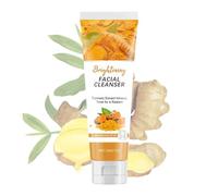 Detergente Viso Alla Curcuma, Liquido Idratante Delicato In Schiuma Morbida, Deterge E Idrata La Pelle Del Viso Per La Cura Quotidiana Della Pelle Per La Cura Del Corpo Bellezza Trucco Quotidiano