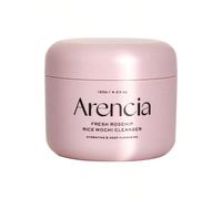 Detergente viso Arencia Rose Hip Mochi, 120g/4.23oz | Detergente schiumogeno delicato | Migliora l'aspetto, la texture e l'idratazione della pelle | Lenisce arrossamenti | Arricchito con riso fermenta