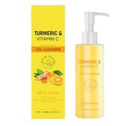 Detergente viso curcuma - 100 ml detergente viso idratante schiumogeno per uso quotidiano, gel idratante leggero, formula delicata e sicura per mattina e sera (1)