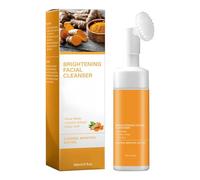 Detergente Viso Illuminante Con Estratto Di Acqua Di Rose E Curcuma E Acido Cogico, 150 Ml, Detergente Schiumogeno Schiumoso Per Il Viso, Esfoliante All'acido Cogico, Formula Sbiancante, Pe