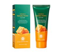 Detergente Viso Purificante alla Vitamina E 100g, Crema Lavante a Schiuma Ricca che Rimuove Trucco e Impurità, Idrata e Lascia la Pelle Morbida Senza Tensione