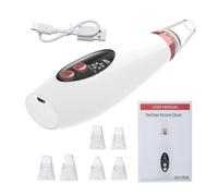 Detergente viso ricaricabile, 3 potenze di , 6 sonde, display | Macchina detergente viso per uomini e donne, tutti i tipi di pelle grassa, viaggi, lavoro, salone spa