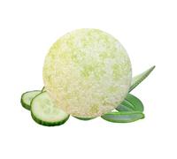 Detergente viso solido con aloe vera e cetriolo - Sapone viso senza SLS e SCI, sapone viso idratante e lenitivo - Adatto per l'uso quotidiano - Artigianale, ecologico, prodotto in Spagna - 65 g