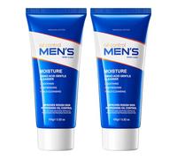 Detergente Viso Uomo Con Aminoacidi - Detergente Delicato Schiumogeno per Pelli Sensibili E Grasse - Idratante Con Ingredienti Naturali - Confezione Da 2 Pezzi - Per Una Pulizia Delicata E Profonda