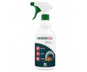 detergenza ORMA Permecid Acaricida multiinsetto pronto all'uso Insetti volanti e striscianti Cipermetrina e piretro naturale Insetticida per formiche, cimici, zanzare con spruzzatore da 750
