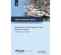 Determinants of Public Support for Social Protection in Ghana: A Micro-Level Analysis: 76