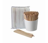 DETERMONDO 500 Palette caffe monouso in legno di betulla imbustate singolarmente, palette caffè biodegradabili, compostabili e resistenti al calore - 5 confezioni da 100 pezzi (500)