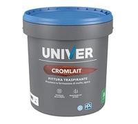 DETERMONDO Univer Pittura Antimuffa per Interni CROMLAIT 14 Lt Anticondensa Pittura Bianca per Interni Lavabile Traspirante Monomano adatto per intonaci cartongesso premiscelati e gesso
