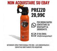 Deterrente contro lupi, orsi ed animali selvatici alta concentrazione min. 100ML