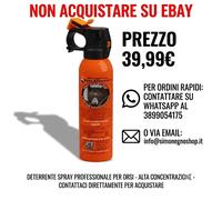 Deterrente contro lupi, orsi ed animali selvatici alta concentrazione min. 200ML