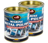 Detersivo Barca Metallo Detergente 2x 750ml Lucido per Autosol 01001191 Incolla