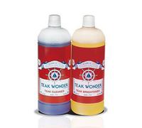 Detersivo e sbiancante Teak Wonder 2 Flaconi da 0.95 litri Pulitore per barche
