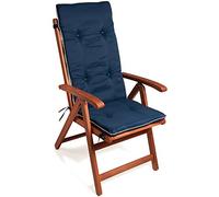 Detex®, 6 x cuscini a schienale alto per sedia, cuscini da sedia, cuscini imbottiti Vanamo, set da 6