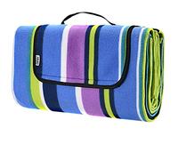 Detex Coperta da Picnic XL Telo Giochi Bimbi da Campeggio 200x200 Impermeabile Isolante 4-6 Persone