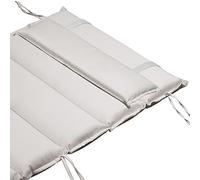 Detex Cuscino Imbottito per Lettino da Sauna Beige Melange Traspirante Cuscini Sdraio Prendisole crema