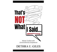 Dethra U Giles That's Not What I Said (Copertina rigida)