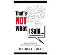 Dethra U Giles That's Not What I Said (Copertina rigida)