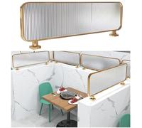 Detive Divisore Sn Pannelli - Metallo e Temperato s Partit per Ufficio Ristorante & Hotel - Slish Alzata Booth Design per una maggiore privacy ed estetica