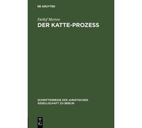 Detlef Merten Der Katte-Prozeß (Copertina rigida)