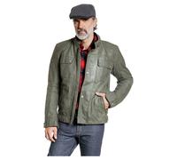 Detlev Louis DL-JM-11 Da Moto In Cotone Cerato Giacca uomo verde, taglia 54