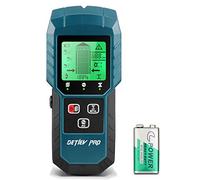 DETLEV PRO 5 in 1 Rilevatore Digitale Tubi e Cavi CA Elettrici, LCD Schermo,Avviso Sonoro,Legna/Metallo/Magnetico o No