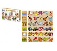 Detoa puzzle in legno Cosa va dove