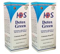 Detox Green Gocce 2x50 ml Gocce orali