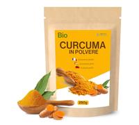 Detox Organica Curcuma BIO in Polvere 200g [ Alta Qualità - 100% Pura e BIOLOGICA ] Senza additivi con Pratico sacchetto richiudibile - Non OGM, Vegano - Superfood naturale per il tuo benessere