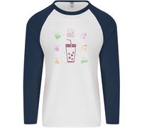 Detox Succo Hangover Cure Salutare Uomo L/S Baseball T-Shirt