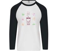 Detox Succo Hangover Cure Salutare Uomo L/S Baseball T-Shirt
