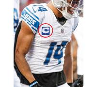 Detroit Lions Amon-Ra St.Marrone 1- ⭐ -star Honolulu Blu Captain C-Patch