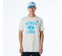 DETROIT LIONS New Era cap NFL Regular T-Shirt Distressed Screenprint Team Graphic Stone Unisex