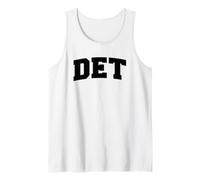 Detroit Michigan Hometown Retro Varsity DET Canotta