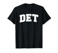 Detroit Michigan Hometown Retro Varsity DET Maglietta