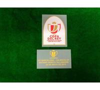 DETTAGLI DELLA PARTITA FINALE UFFICIALE BARCELLONA COPA DEL REY 2019 + SET PATCH