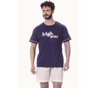 DETTAGLI NOTTURNI Pigiama Uomo Girocollo Mezza manica + Pantalone corto BERONICO
