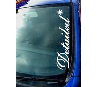 Dettagliato Piccolo - Grande Parabrezza Auto Adesivi Decalcomania Jdm Dub Euro